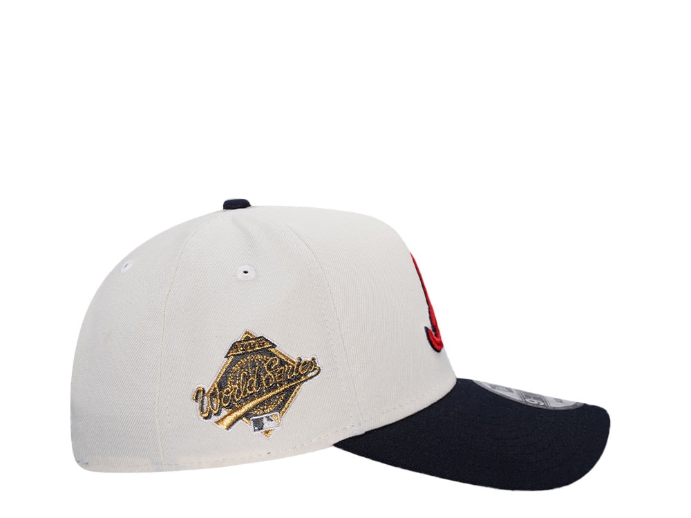 New Era Atlanta Braves World Series 1995 Chrome Edition 9Forty A Frame Snapback Gorra