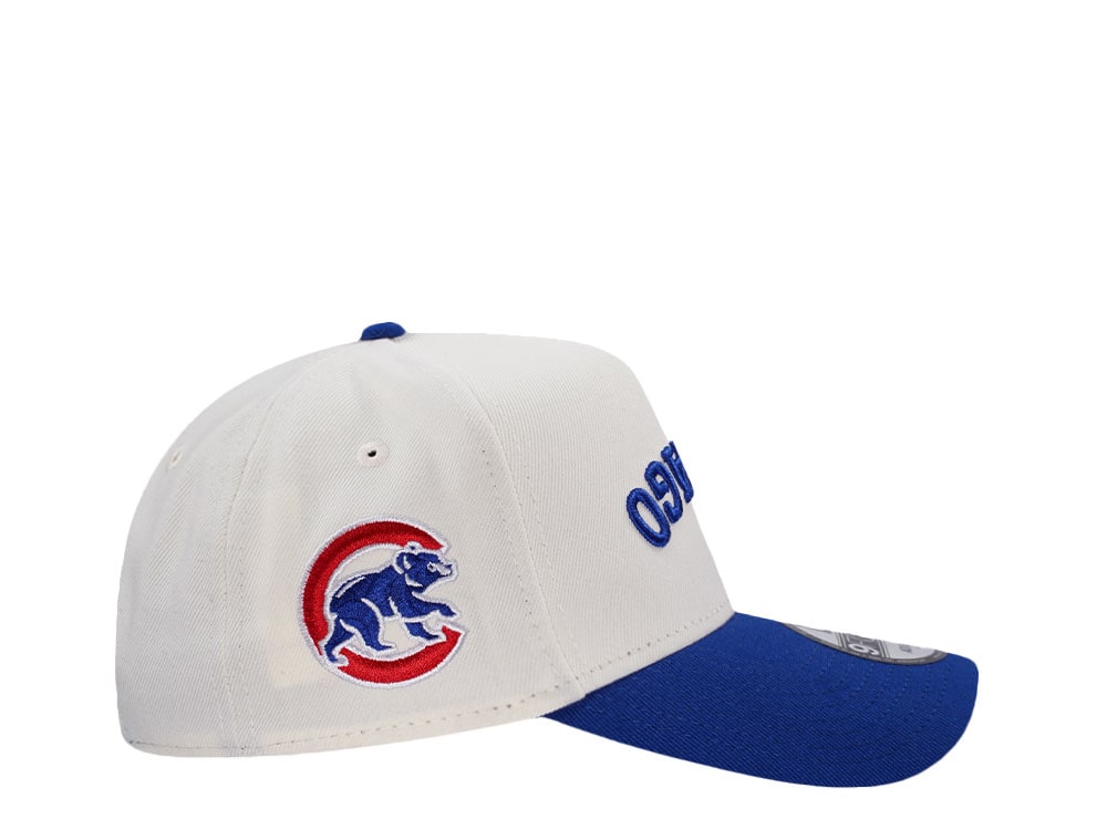 New Era Chicago Cubs Script Chrome Two Tone Edition 9Forty A Frame Snapback Gorra
