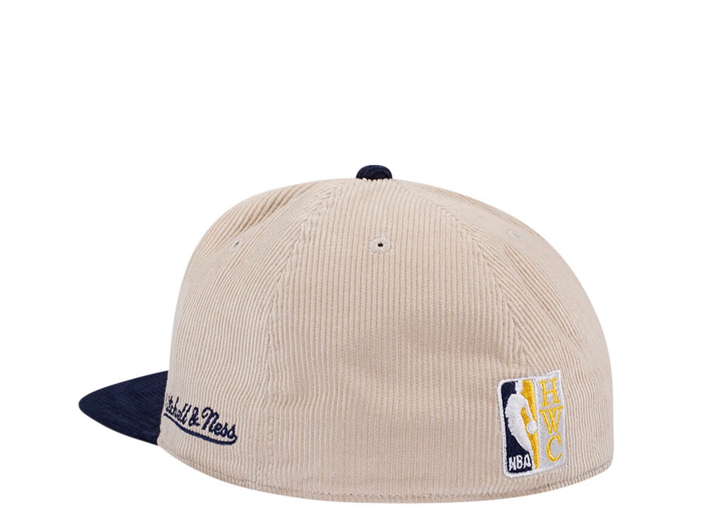 Mitchell & Ness Golden State Warriors All Star 2000 Two Tone Hardwood Classic Cord Edition Dynasty Fitted Gorra