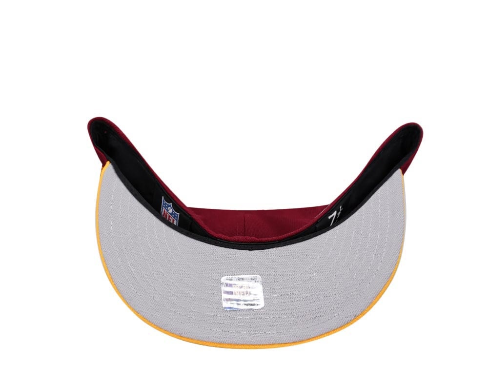 New Era Washington Football Team Maroon Gold Two Tone Edition 59Fifty Fitted Gorra