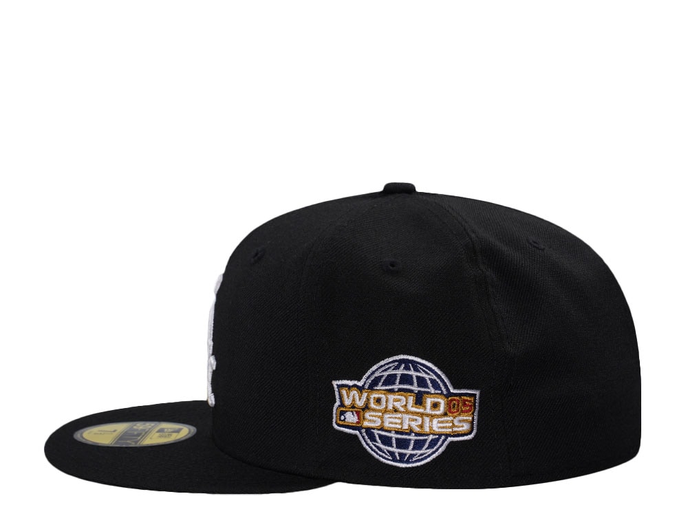 New Era Chicago White Sox World Series 2005 Wool Black Prime Edition 59Fifty Fitted Gorra