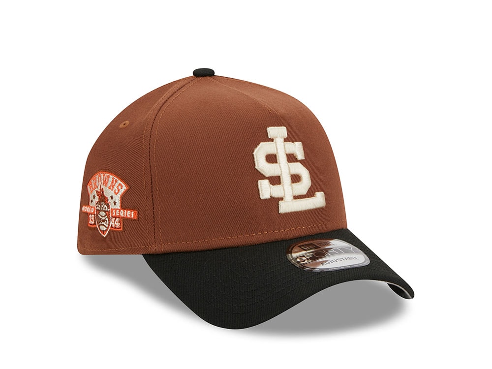 New Era St. Louis Browns World Series 1944 Harvest Two Tone 9Forty A Frame Snapback Gorra