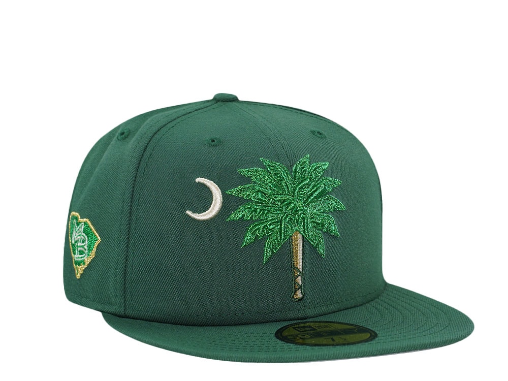 New Era Myrtle Beach Metallic Green Edition 59Fifty Fitted Gorra