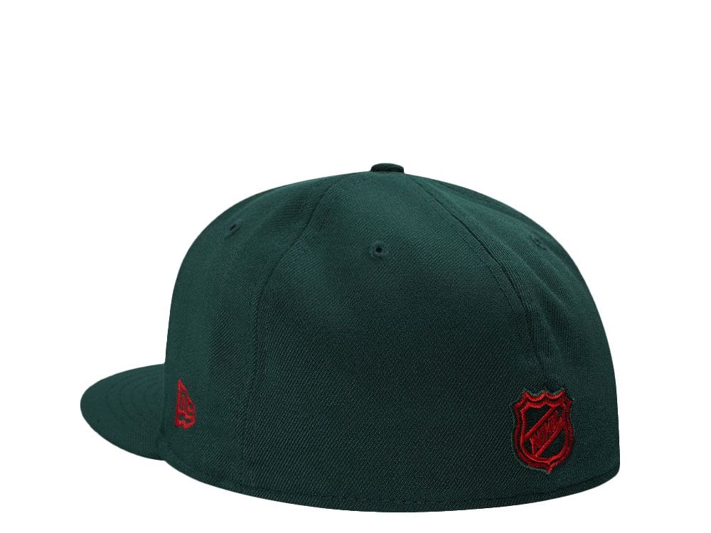 New Era New Jersey Devils Dark Green Champions Banner Edition 59Fifty Fitted Gorra