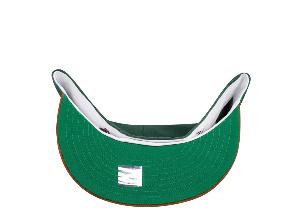 New Era Buffalo Bisons Green Copper Metallic Elite Two Tone Edition 59Fifty Fitted Gorra