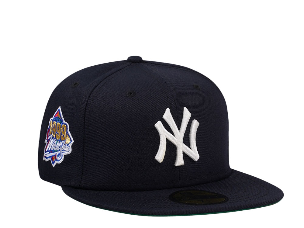 New Era New York Yankees World Series 1999 Navy Throwback Edition 59Fifty Fitted Gorra