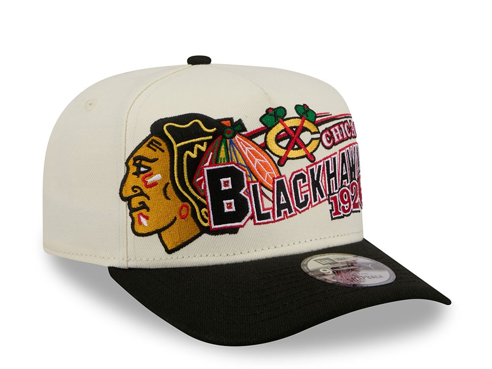 New Era Chicago Blackhawks Classic Logo Two Tone Edition 9Fifty A Frame Snapback Gorra