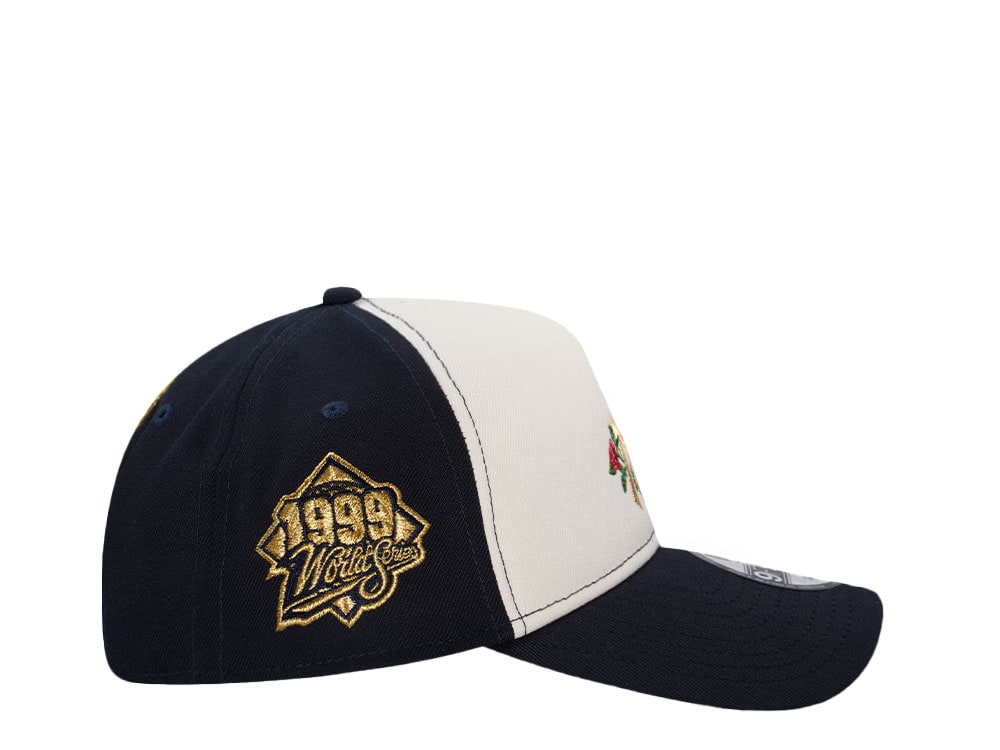 New Era New York Yankees World Series 1999 Gold Navy Two Tone 9Forty A Frame Snapback Gorra
