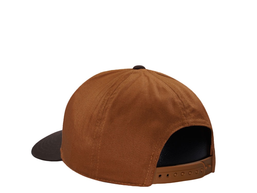 John Deere Embroidered Silhouette Brown Classic Snapback Gorra