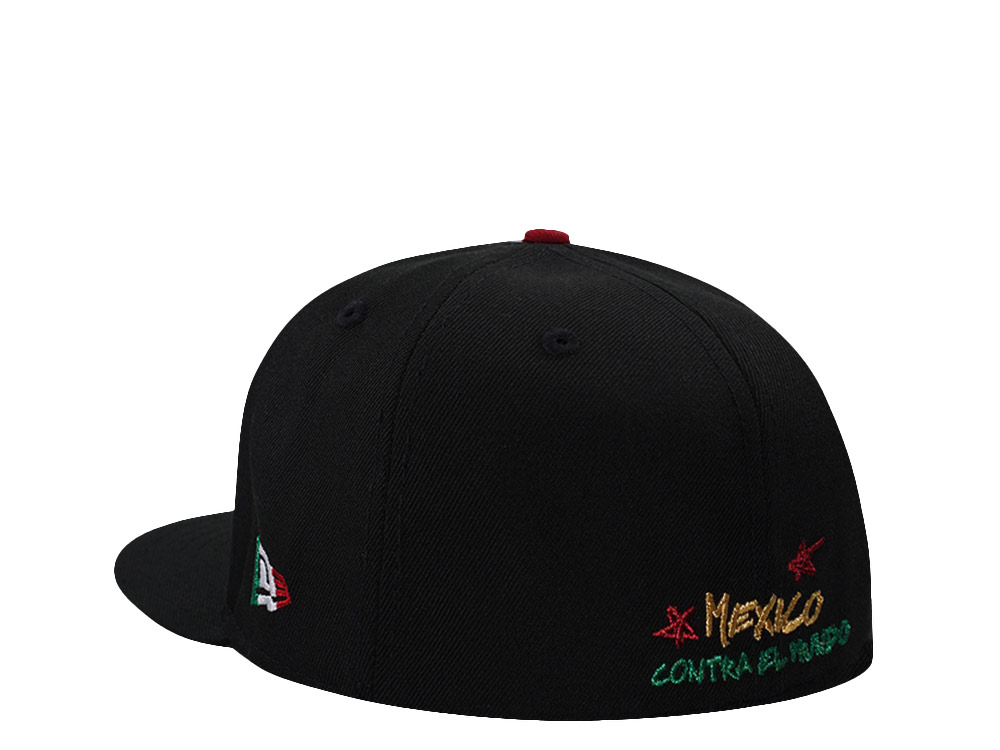 New Era Mexico Aztec Temple Black Prime Edition 59Fifty Fitted Gorra
