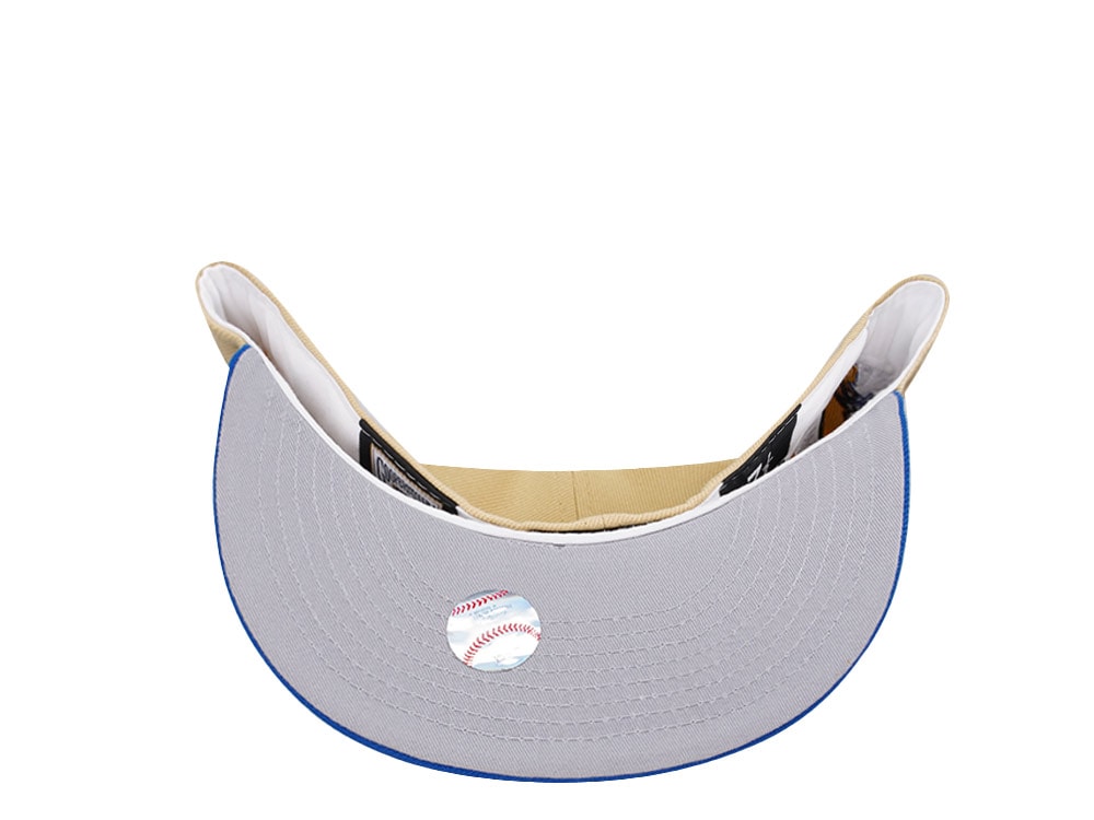 New Era Milwaukee Brewers All Star Game 2002 Vegas Gold Two Tone Edition 59Fifty Fitted Gorra