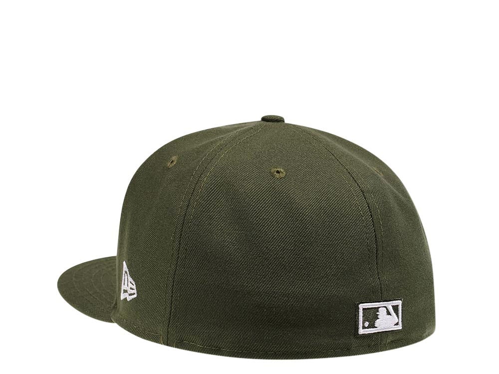 New Era Los Angeles Dodgers 100th Anniversary Rifle Green Edition 59Fifty Fitted Gorra