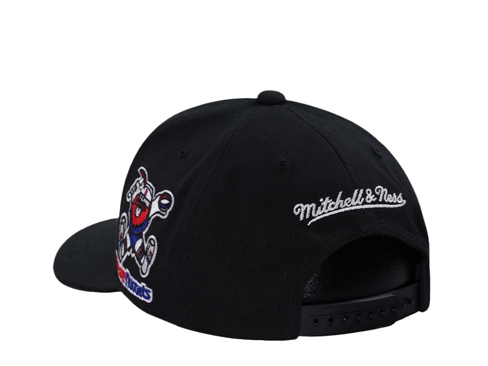 Mitchell & Ness Denver Nuggets Hardwood Classic Pro Crown Fit Black Snapback Gorra