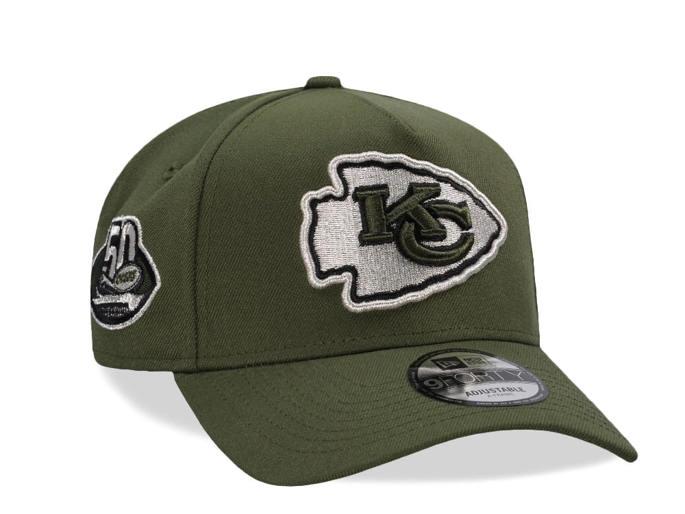 New Era Kansas City Chiefs Super Bowl 50 Rifle Realtree Edition 9Forty A Frame Snapback Gorra