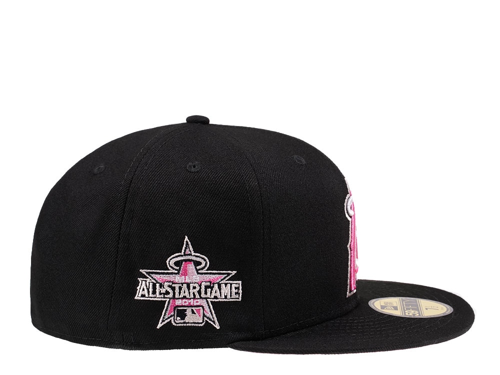 New Era Anaheim Angels All Star Game 2010 Black and Pink Edition 59Fifty Fitted Gorra