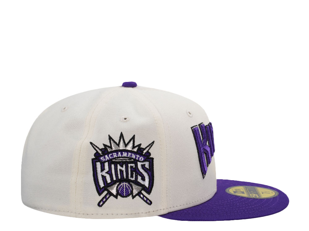 New Era Sacramento Kings Chrome Two Tone Edition 59Fifty Fitted Gorra