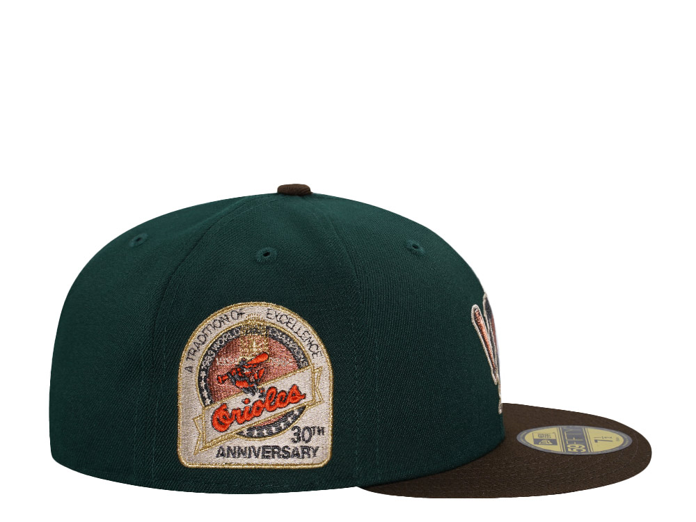 New Era Baltimore Orioles 30th Anniversary Copper Two Tone Edition 59Fifty Fitted Gorra
