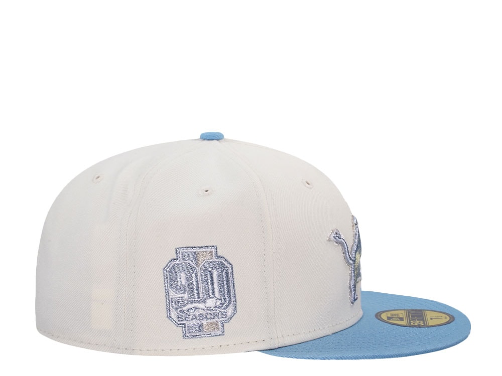 New Era Detroit Lions 90 Seasons Chrome Two Tone Edition 59Fifty Fitted Gorra