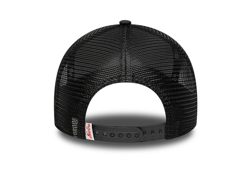 New Era Patch Black Denim Edition 9Forty A Frame Trucker Snapback Gorra