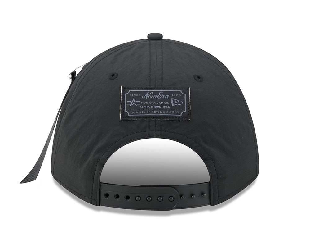 New Era Alpha Industries Los Angeles Dodgers Black Prime Edition 9Forty M Crown A Frame Snapback Gorra