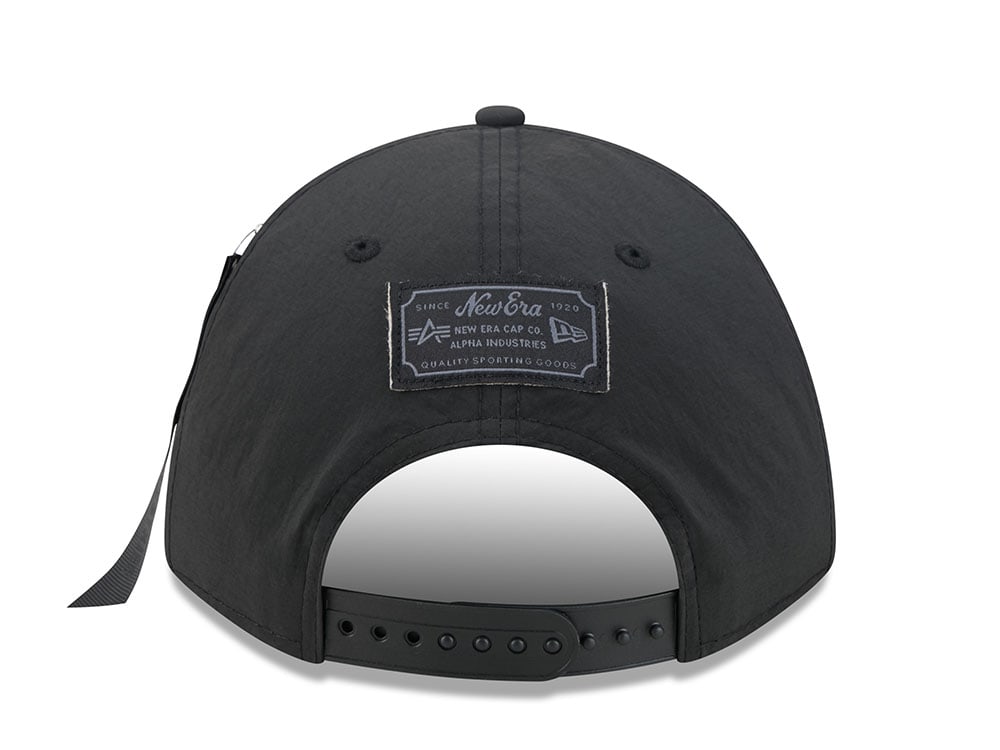 New Era Alpha Industries Chicago White Sox Black Prime Edition 9Forty M Crown A Frame Snapback Gorra