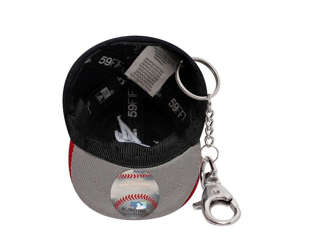 New Era Atlanta Braves Mini Gorra Keychain