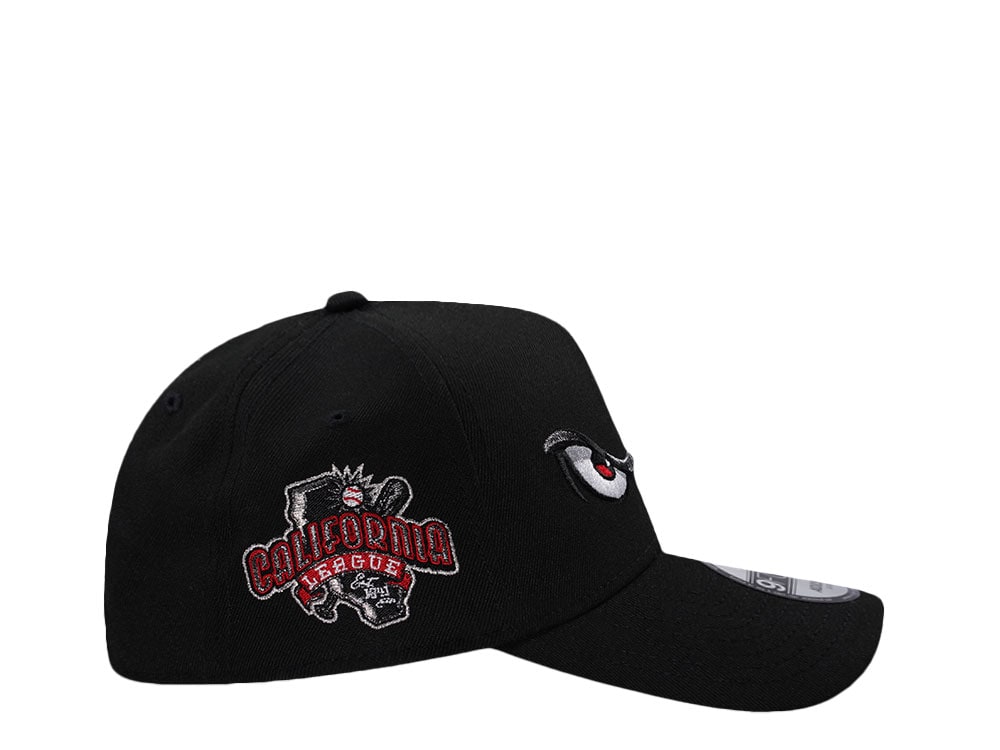 New Era Lake Elsinore Storm California League Black Prime Edition 9Forty A Frame Snapback Gorra