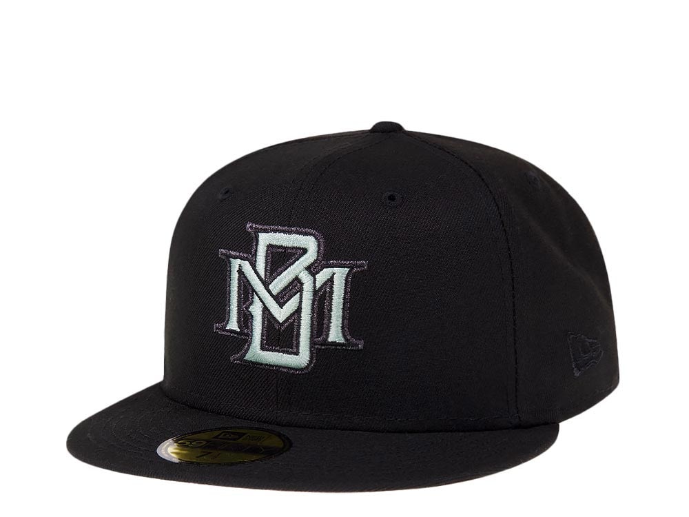 New Era Milwaukee Brewers Black Mint Classic Edition 59Fifty Fitted Gorra