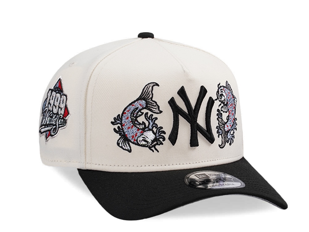 New Era New York Yankees World Series 1999 Chrome Two Tone Edition 9Forty A Frame Snapback Gorra
