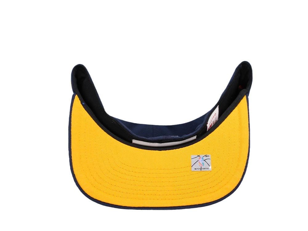 Mitchell & Ness Golden State Warriors Logo History Hardwood Classic Dynasty Fitted Gorra