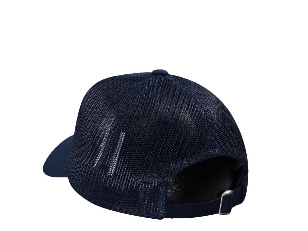 Von Dutch Oval Patch Navy Trucker Strapback Gorra