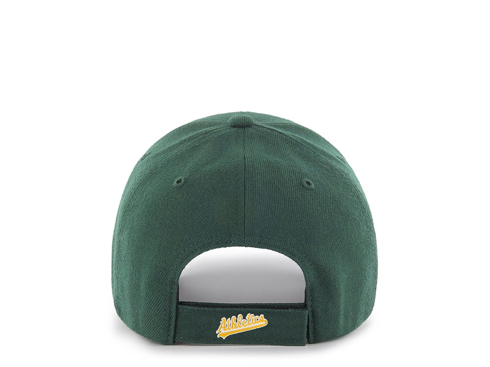47Brand Oakland Athletics Green Classic Strapback Gorra