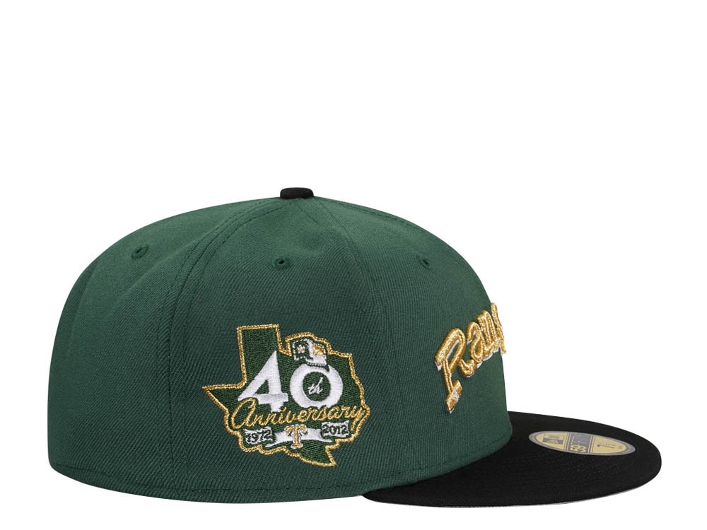 New Era Texas Rangers 40th Anniversary Golden Script Two Tone Edition 59Fifty Fitted Gorra