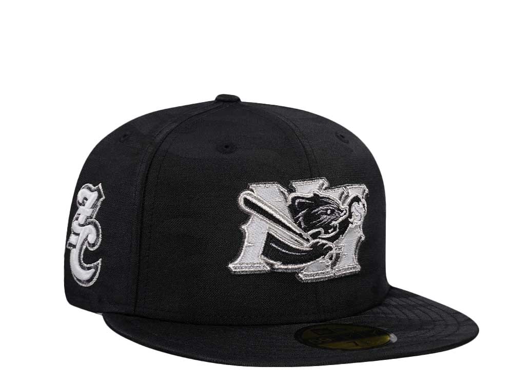 New Era New Hampshire Fisher Cats Midnight Camo Glow Edition 59Fifty Fitted Gorra