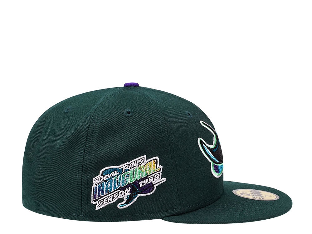 New Era Tampa Bay Rays Inaugural Season 1998 Dark Green Edition 59Fifty Fitted Gorra
