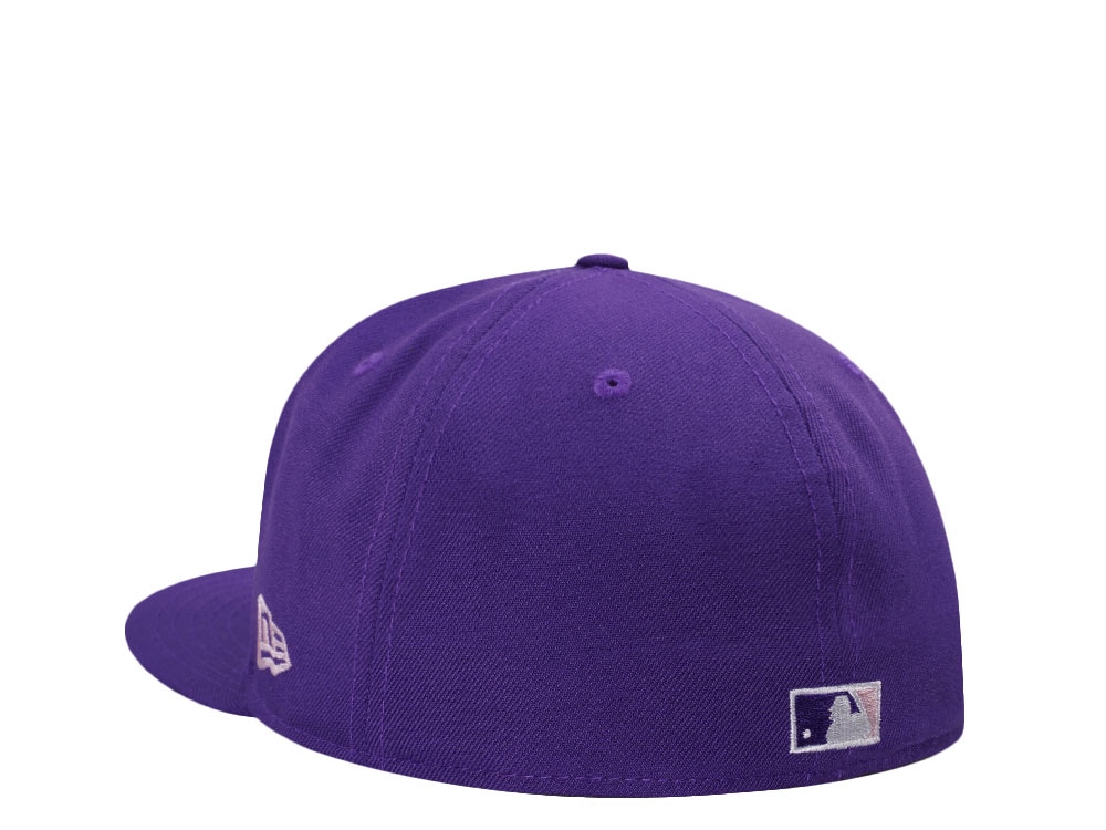 New Era Minnesota Twins Bomba Squad Purple Pink Prime Edition 59Fifty Fitted Gorra
