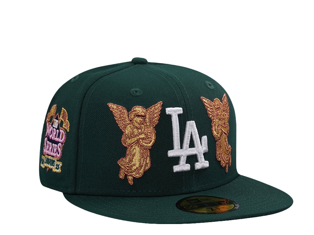 New Era Los Angeles Dodgers World Series 2025 Dark Green Prime Edition 59Fifty Fitted Gorra
