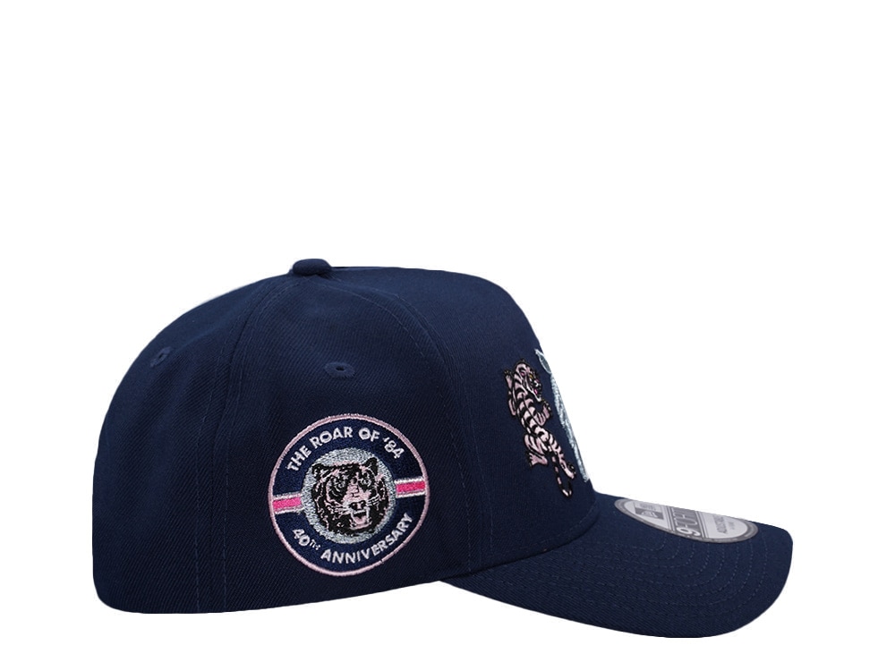 New Era Detroit Tigers 40th Anniversary Ocean Blue Prime Edition 9Forty A Frame Snapback Gorra