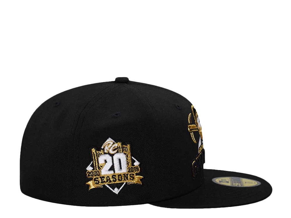 New Era Sacrament River Cats Gold Diggers 20 Seasons Black Throwback Edition 59Fifty Fitted Gorra