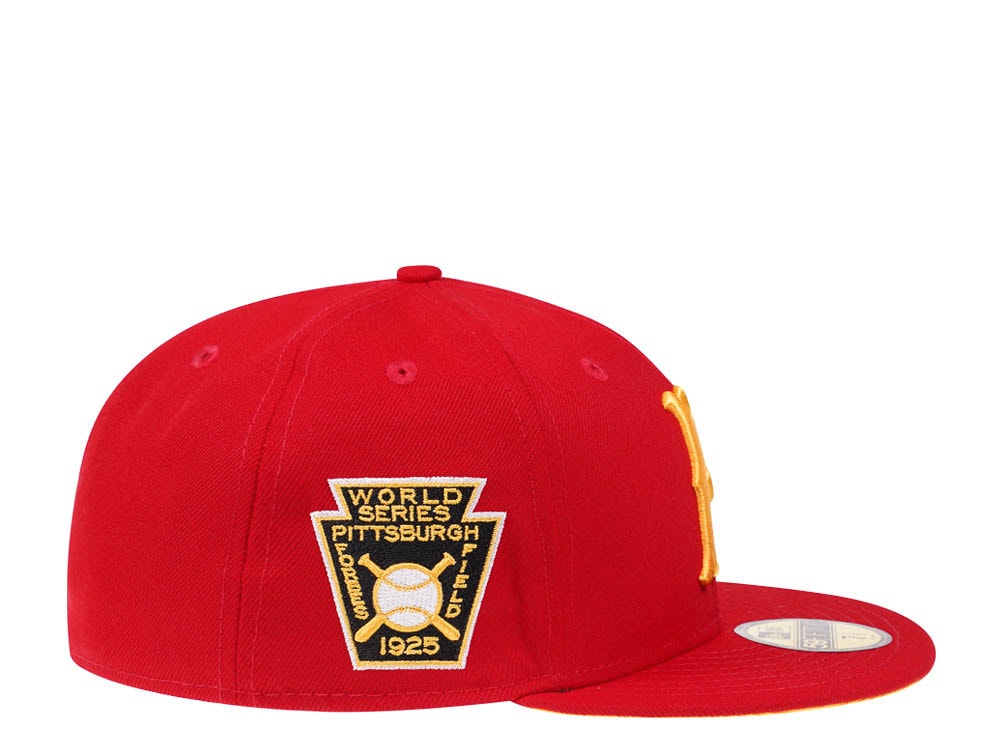 New Era Pittsburgh Pirates World Series 1925 Red and Yellow Edition 59Fifty Fitted Gorra