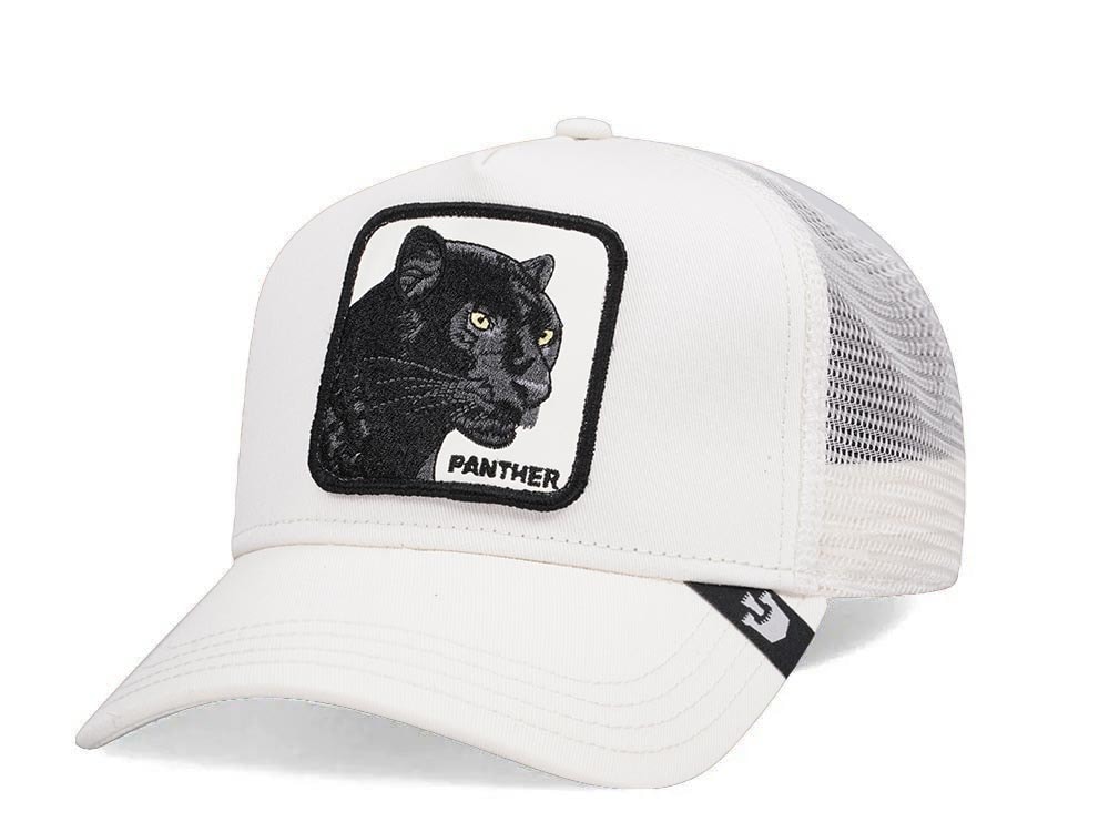 Goorin Bros The Panther White Trucker Snapback Gorra