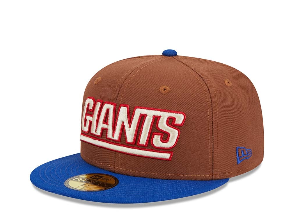 New Era New York Giants 75th Anniversary Harvest Two Tone Edition 59Fifty Fitted Gorra