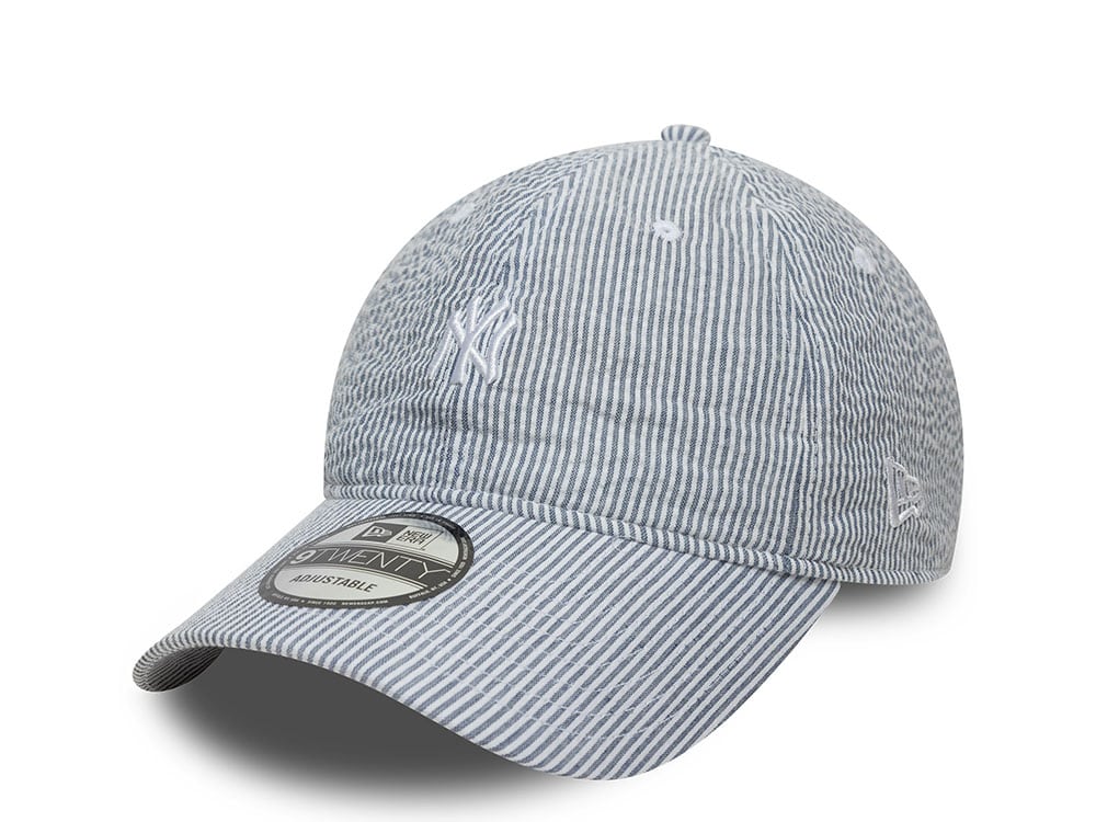 New Era New York Yankees Seersucker Navy  9Twenty Strapback Gorra