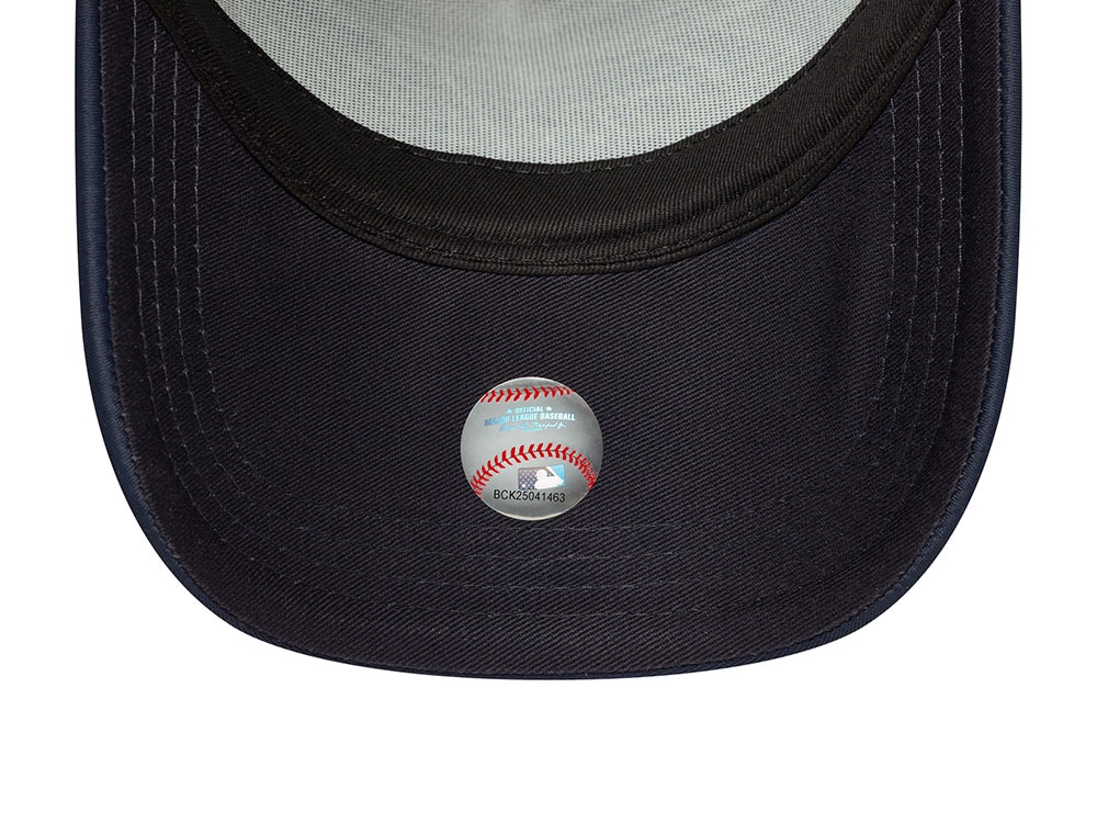 New Era New York Yankees Script Navy 9Forty A Frame Trucker Snapback Gorra
