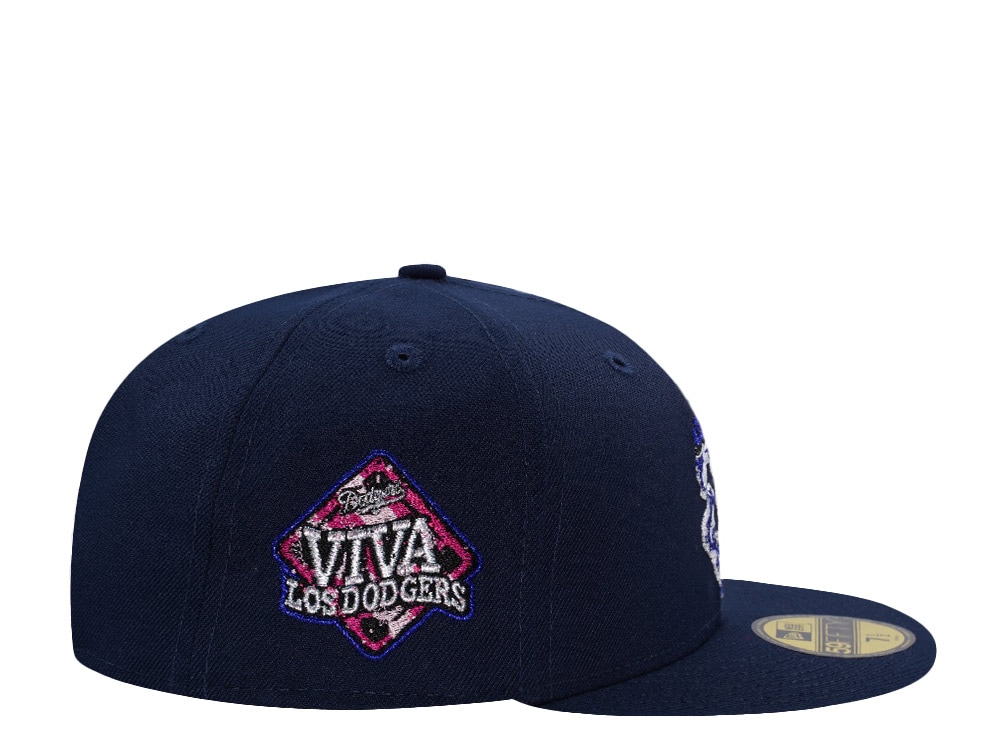 New Era Los Angeles Dodgers Viva Skull Navy Prime Edition 59Fifty Fitted Gorra