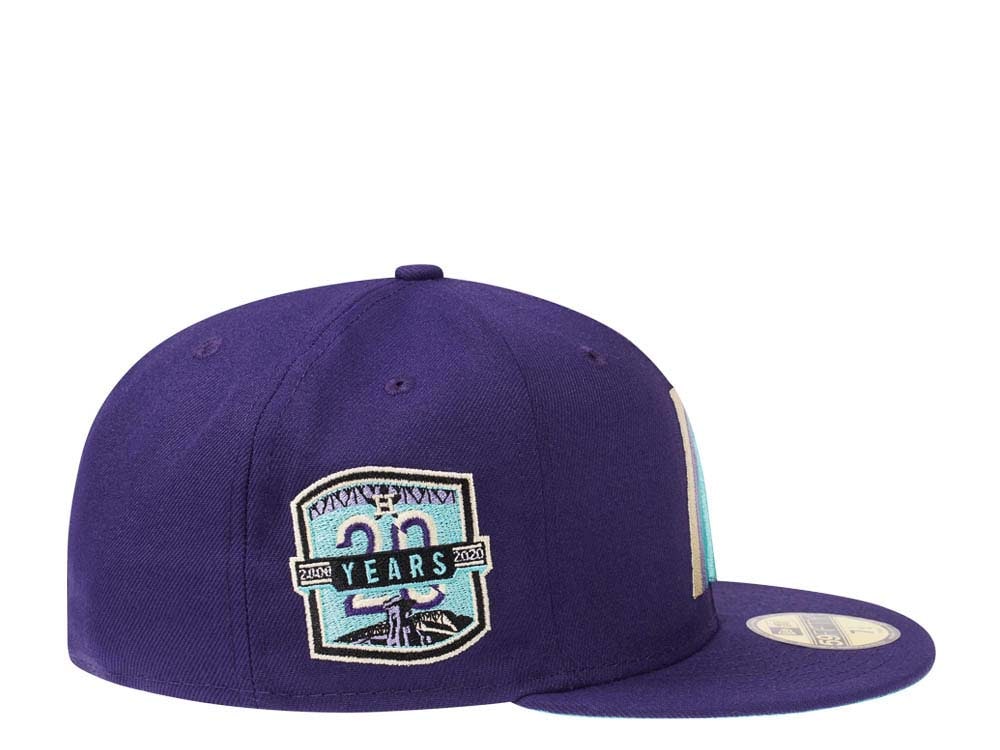 New Era Houston Astros 20th Anniversary Purple Edition 59Fifty Fitted Gorra