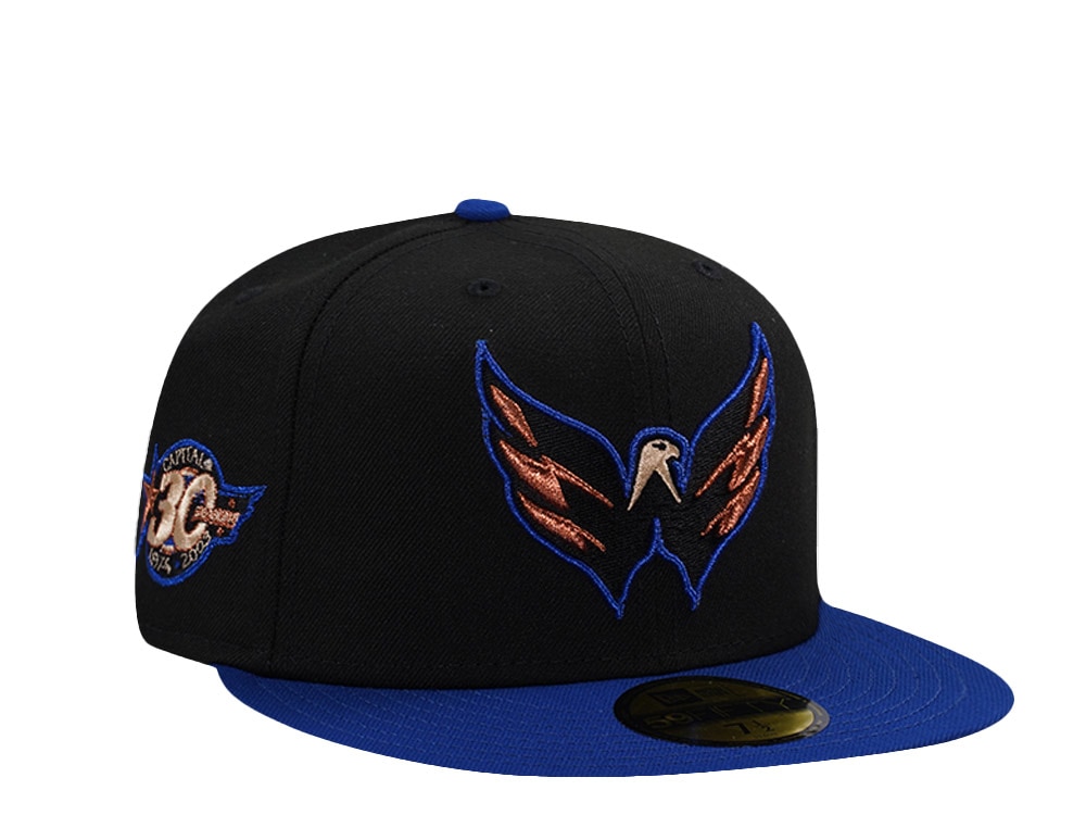 New Era Washington Capitals 30th Anniversary Black Two Tone Edition 59Fifty Fitted Gorra