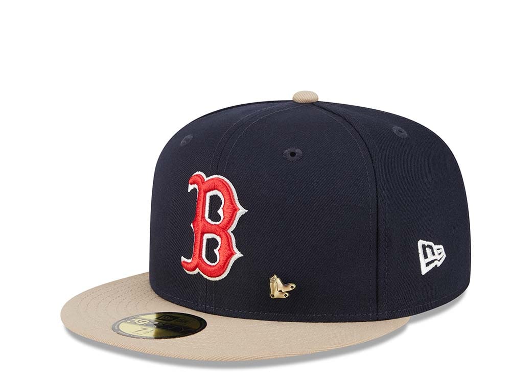 New Era Boston Red Sox World Series Champions 2004 Varsity Pin Two Tone Edition 59Fifty Fitted Gorra