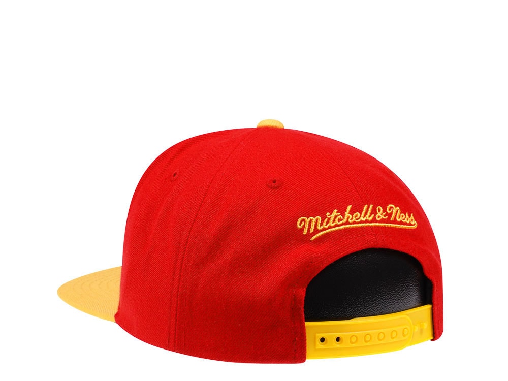 Mitchell & Ness Atlanta Hawks Hardwood Classics 2 Tone Snapback Gorra