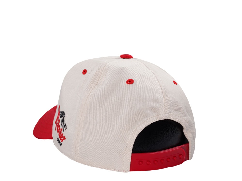 American Needle Rainier Roscoe Football Ivory Snapback Gorra